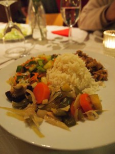 Rice with vegetables