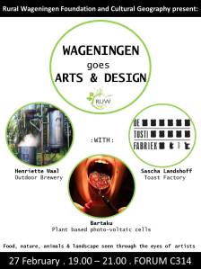 Poster Wageningen Goes Arts and Design