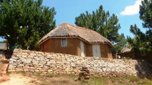 One of the chalets for guests