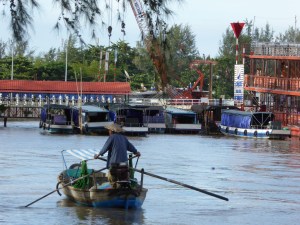Boating on the Mekong River