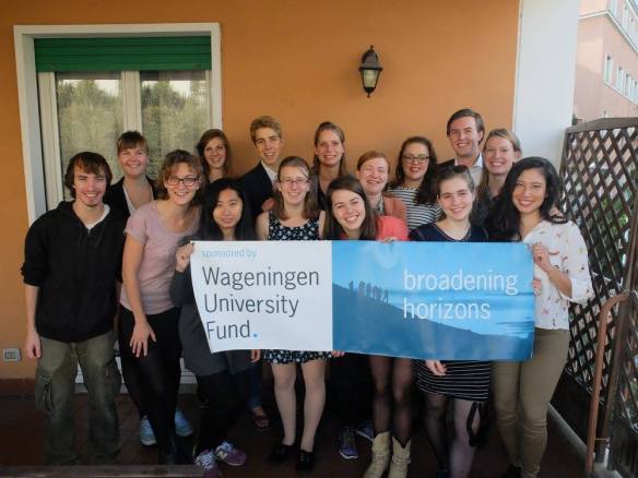Students get ready to observe politics in action at the UN's Committee on World Food Security (photo by X. Jiang)